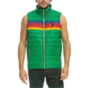 Mens AVIATOR NATION 4 STRIPE AMAZON VEST